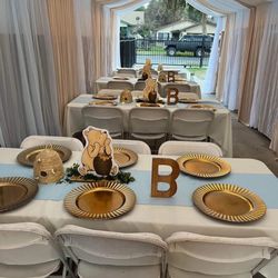 D'Art Designs - Bought the Runners, Linens and tent drapes.