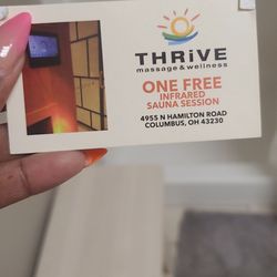 Thrive Massage & Wellness - Free Sauna Session Coupon