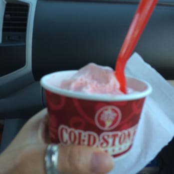 Cold Stone Creamery - Ending up getting a kid's scoop of strawberry ice cream. - Ice Cream & Frozen Yogurt Near Me - Cerritos, California Cold Stone Creamery - Ending up getting a kid's scoop of strawberry ice cream. - Ice Cream & Frozen Yogurt Near Me - Cerritos, California