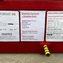 J T Java House - Menu