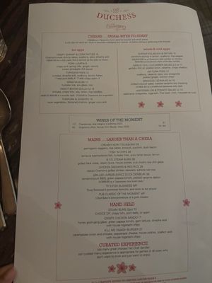 Menu photo 1 The Duchess Baltimore, MD