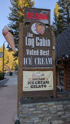 Log Cabin Ice Cream & Coffee by null