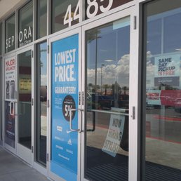 Front of store. Front of store.
