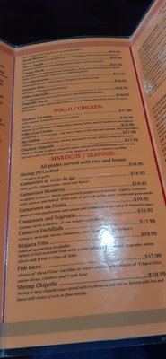 Menu photo 2 El Sombrero Mexican Restaurant Rapid City, SD