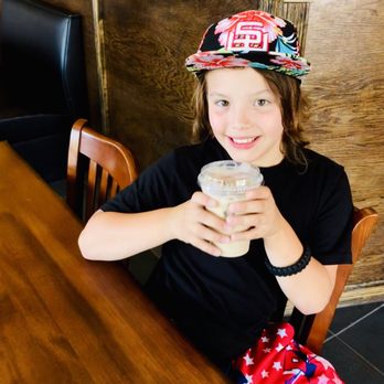 Solar Roast Coffee - My sons happy face with his iced chai! - Coffee Roasteries Near Me - Colorado Springs, Colorado Solar Roast Coffee - My sons happy face with his iced chai! - Coffee Roasteries Near Me - Colorado Springs, Colorado