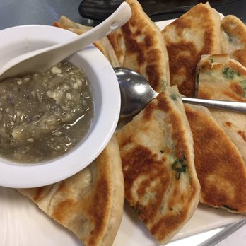 Royal Feast - Scallion Pancake with Eggplant Dip - Chinese Near Me - Millbrae, California Royal Feast - Scallion Pancake with Eggplant Dip - Chinese Near Me - Millbrae, California
