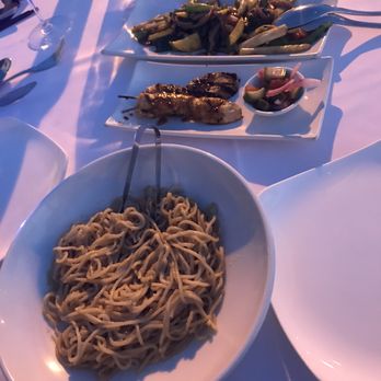 AnQi Bistro - Garlic Noodles w/Chicken - Asian Fusion Near Me - Costa Mesa, California