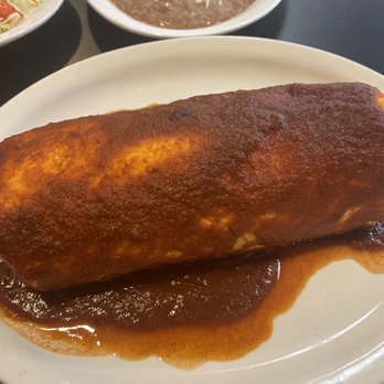 D’ Lua Pancake & Burrito House - Red burrito - Mexican Near Me - Moline, Illinois