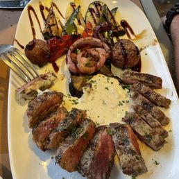 Same sliced steak with veggies second time we visited. Same sliced steak with veggies second time we visited.