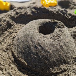 Wife made this sand dome Wife made this sand dome