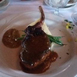 Beautifully seared and delicious Pork Chop with Apple Chutney.