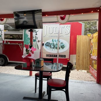 Julis Mexican Restaurant - Dining area outside w a roof - Mexican Near Me - Oldsmar, Florida Julis Mexican Restaurant - Dining area outside w a roof - Mexican Near Me - Oldsmar, Florida