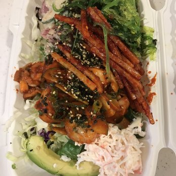 Poke & Box - House Ahi and Gochujang Scallop - Poke Near Me - Honolulu, Hawaii