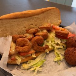 Famous Fried Chicken & Seafood - Shrimp Po Boy