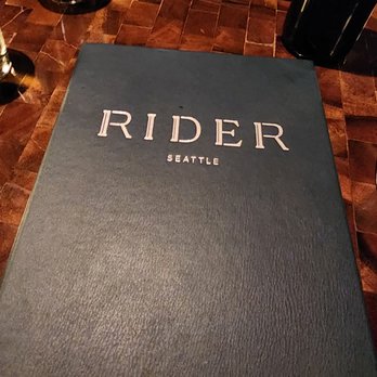 Rider - Menu - American Near Me - Seattle, Washington