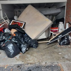 Haul & Opes - Dirty garage that we cleaned out.