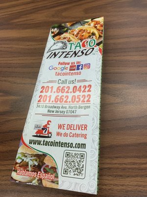 Menu photo 5 Taco Intenso North Bergen, NJ Menu photo 5 Taco Intenso North Bergen, NJ