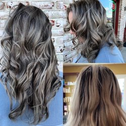 Salon Shear Genius - Before/After - Honey Blonde to Ash Beige Blonde