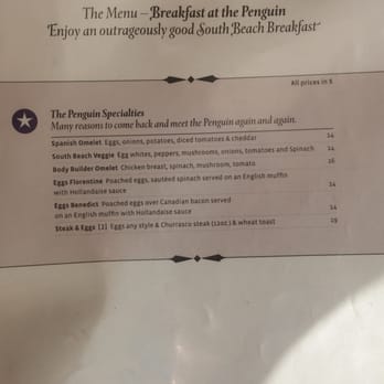 FL Cafe - Breakfast menu. - New American Near Me - Miami Beach, Florida
