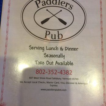 Paddlers Pub - Pizza Near Me - Salisbury, Vermont Paddlers Pub - Pizza Near Me - Salisbury, Vermont