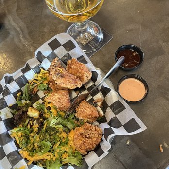 Rogers Roundhouse - Nuggets & side salad - Beer Gardens Near Me - Fort Worth, Texas