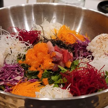Oystra Sushi & Kitchen - Massive Hwe Dup Bap (korean style chirashi with hot sauce) - Japanese Near Me - Duluth, Georgia