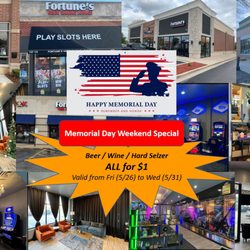 Fortune's - Carpentersville - Memorial Day Weekend Special!!!
ALL Drinks for $1 (Valid from 5/26 to 5/31)