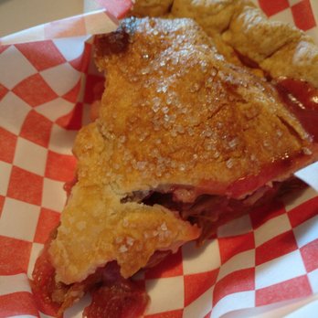 Upper Crust Pie Bakery - Strawberry Rhubarb, up close and personal. - Bakeries Near Me - Overland Park, Kansas