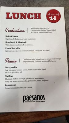 Menu photo 1 Paesanos Davis, CA Menu photo 1 Paesanos Davis, CA
