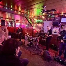 Great Notch Inn - View from my bar stool with owner Rich Hempel sitting in on drums with The Sidney Green Street Band