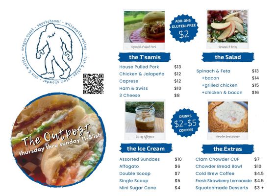 Menu photo 1 Squatchsami Lincoln City, OR Menu photo 1 Squatchsami Lincoln City, OR