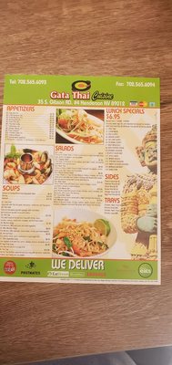 Menu photo 7 Gata Thai Cuisine Henderson, NV