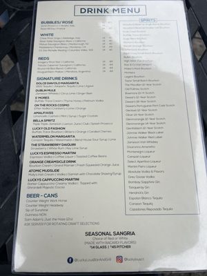 Menu photo 6 Lucky Lou's Bar & Grill Wethersfield, CT
