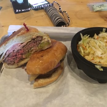 Haymaker - Cuban press burger with coleslaw - Sandwiches Near Me - Austin, Texas