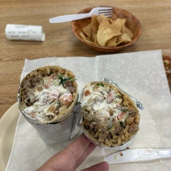 Taqueria Los Pericos - Packed carne asada burrito and I didn't have a single unpleasant piece of meat. - Mexican Near Me - San Leandro, California Taqueria Los Pericos - Packed carne asada burrito and I didn't have a single unpleasant piece of meat. - Mexican Near Me - San Leandro, California