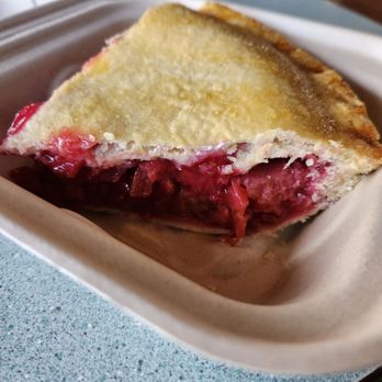 The Bayview Restaurant - Raspberry rhubarb pie - Seafood Near Me - Port Townsend, Washington The Bayview Restaurant - Raspberry rhubarb pie - Seafood Near Me - Port Townsend, Washington