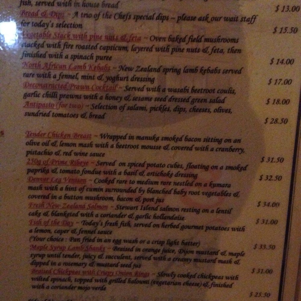 1908 Cafe - Dinner Menu - Seafood Near Me - Dunedin City, OTA 1908 Cafe - Dinner Menu - Seafood Near Me - Dunedin City, OTA
