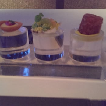 Canlis - Amuse: mushroom, cracker, tater tot (tot was my favorite, but all were good) - New American Near Me - Seattle, Washington