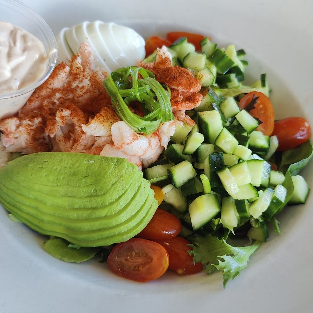 Bluewater Avalon - Seafood Louie Salad - Seafood Near Me - Avalon, California Bluewater Avalon - Seafood Louie Salad - Seafood Near Me - Avalon, California