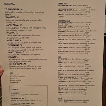 Palo Santo - Menu 2 of 2 - New Mexican Cuisine Near Me - Atlanta, Georgia Palo Santo - Menu 2 of 2 - New Mexican Cuisine Near Me - Atlanta, Georgia
