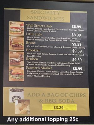 Menu photo 4 2 Sisters Deli Washington, DC, DC