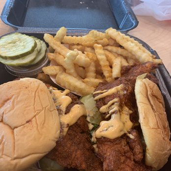 Dave's Hot Chicken - #2 Two sliders - Chicken Shop Near Me - Wilmington, North Carolina