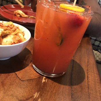 Star Noodle - Strawberry and Jalapeño Margarita. ($13) Bartender's Margarita - Asian Fusion Near Me - Lahaina, Hawaii Star Noodle - Strawberry and Jalapeño Margarita. ($13) Bartender's Margarita - Asian Fusion Near Me - Lahaina, Hawaii