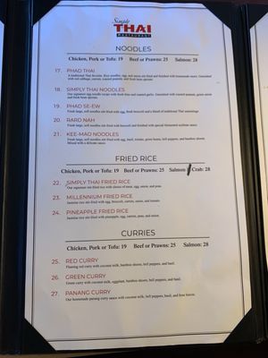 Menu photo 2 Simply Thai Restaurant Tukwila, WA Menu photo 2 Simply Thai Restaurant Tukwila, WA