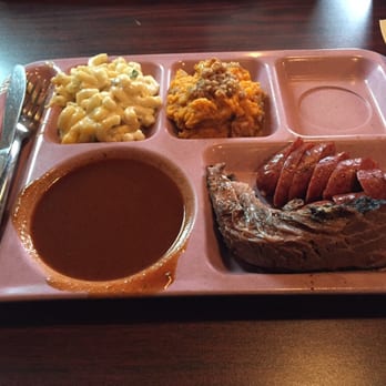The Slow Bone - Two meat combo (brisket and sausage) - Barbeque Near Me - Dallas, Texas The Slow Bone - Two meat combo (brisket and sausage) - Barbeque Near Me - Dallas, Texas