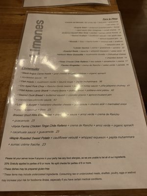 Menu photo 3 Limones Restaurant Asheville, NC Menu photo 3 Limones Restaurant Asheville, NC