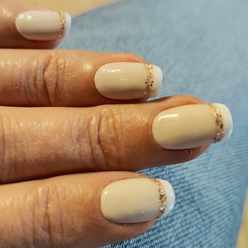 Rose’s Nails - Beautiful gel french mani with an elegant gold glitter accent just in time for Thanksgiving! - Nail Salons Near Me - Grand Terrace, California Rose’s Nails - Beautiful gel french mani with an elegant gold glitter accent just in time for Thanksgiving! - Nail Salons Near Me - Grand Terrace, California