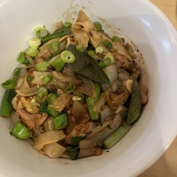 Bread & Circus Sandwich Kitchen - Drunken noodles-- too onion-y.  It would've been improved if stuck to one type of onion and maybe added bell pepper or more broccoli. - Sandwiches Near Me - Sioux Falls, South Dakota