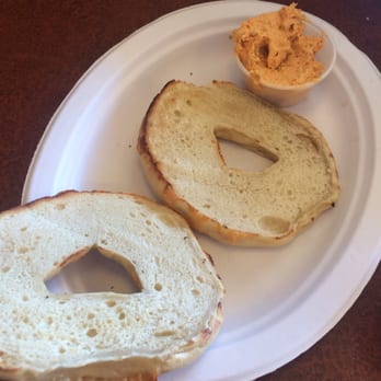 Einstein Bros. Bagels - Asiago bagel w/jalapeno shmear. Spicy but yummy and flavorful with the bagel. - Bagels Near Me - Poway, California Einstein Bros. Bagels - Asiago bagel w/jalapeno shmear. Spicy but yummy and flavorful with the bagel. - Bagels Near Me - Poway, California