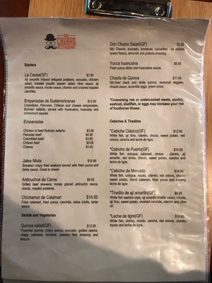 Menu photo 6 Don Churro Restaurant Chantilly, VA